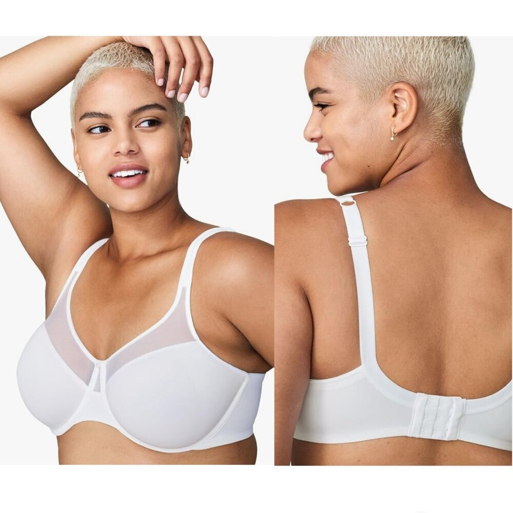 NWT- B36- Wonderbra Comfort -U Design Full-Support Underwire Bra - White